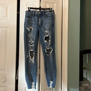 American Eagle jeans style #7608325553 from 08/2017 super stretch size 6
